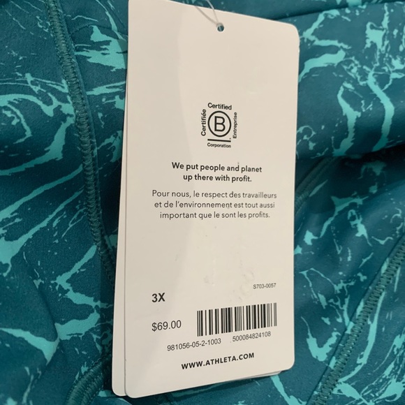 Athleta Ace Printed Tennis Skort 13.5 - Picture 5 of 9